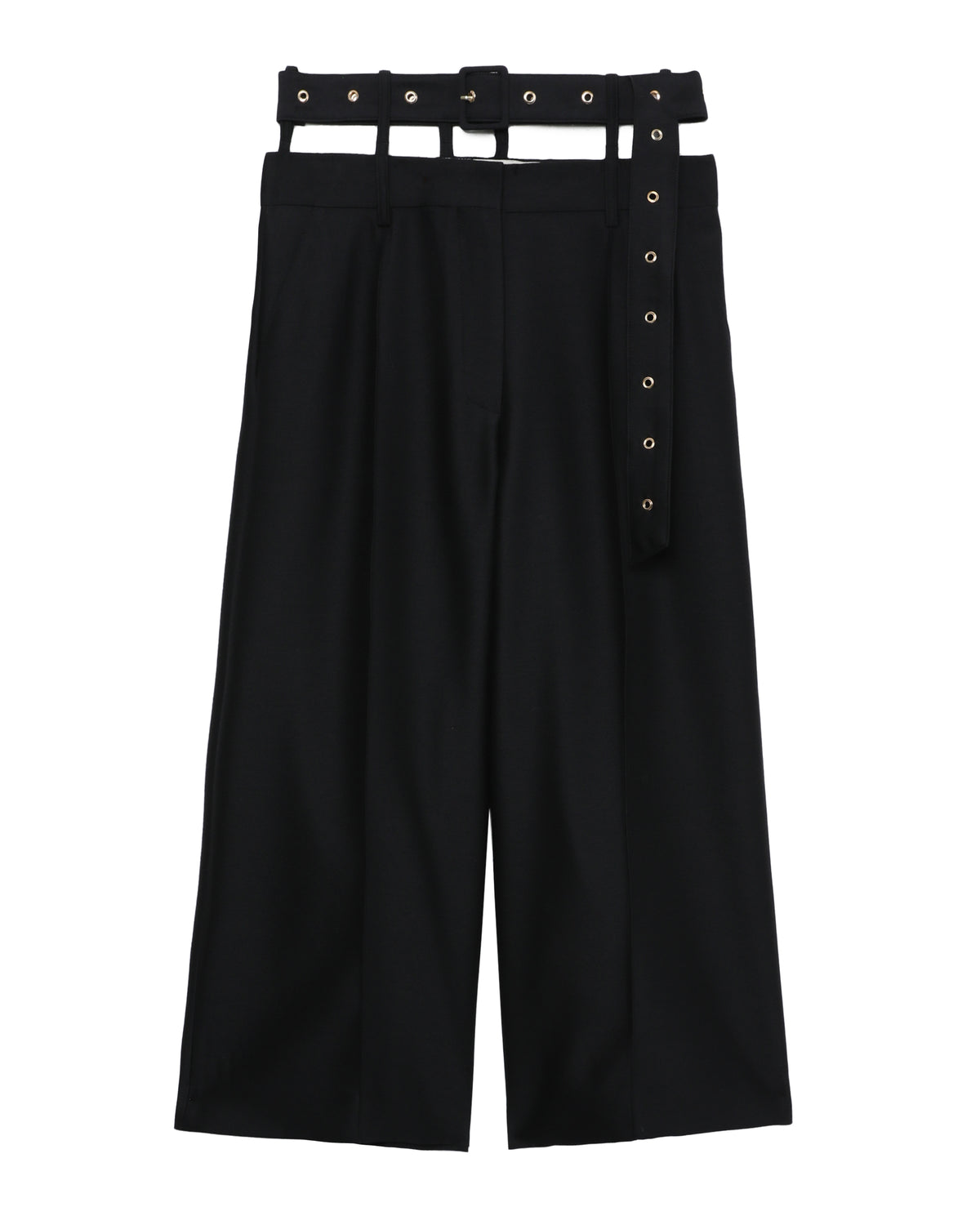 Belted cut out pants