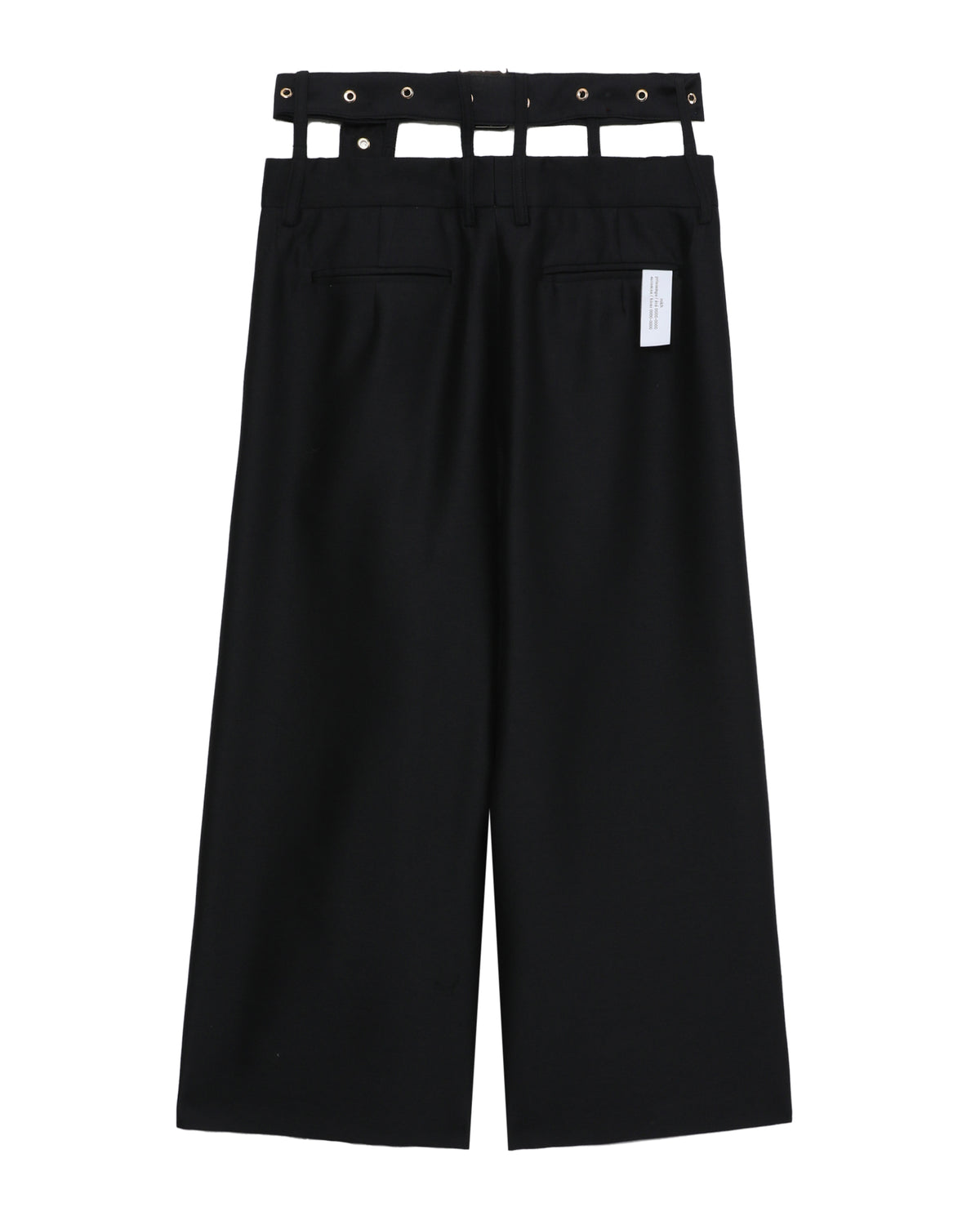 Belted cut out pants