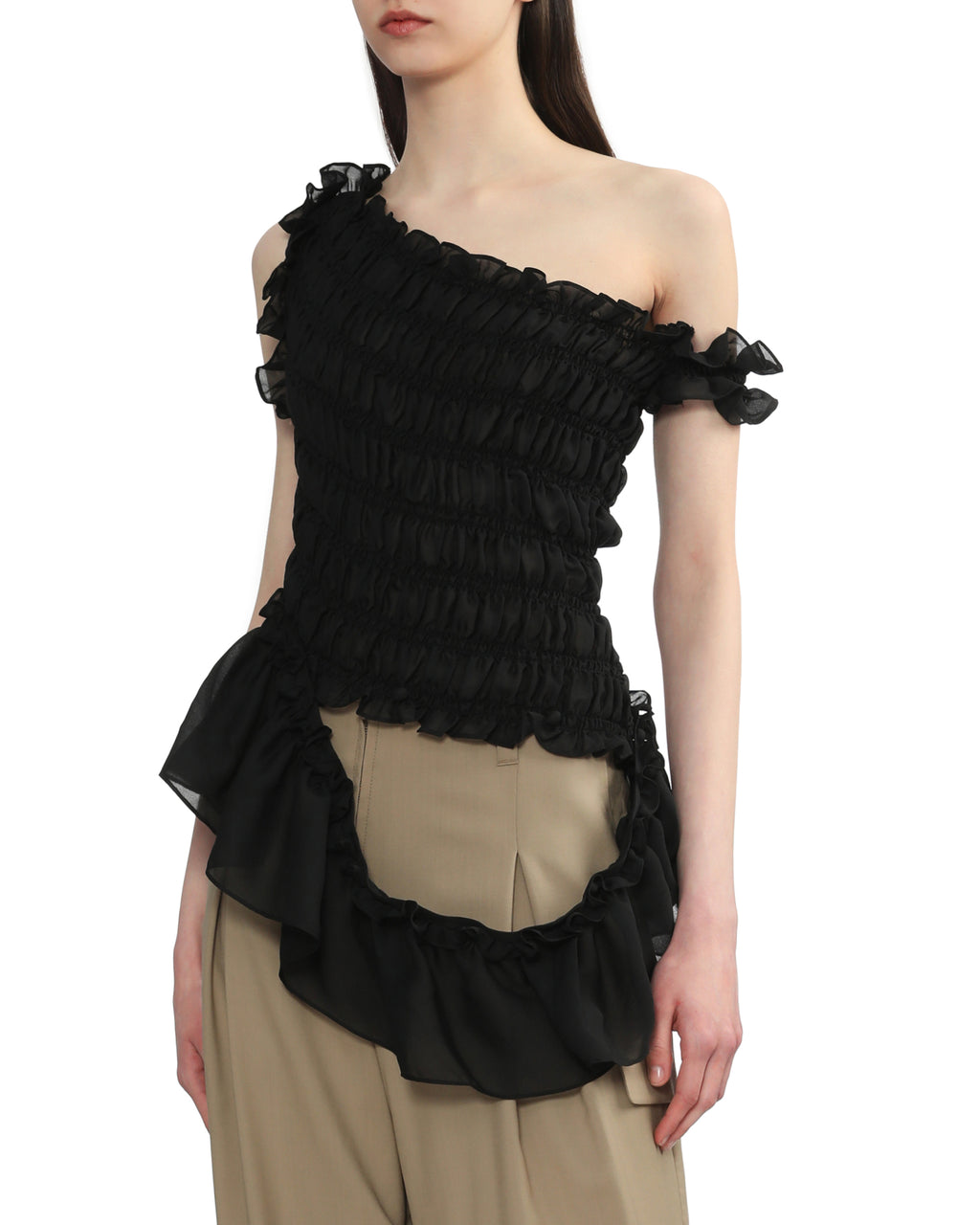 One-shoulder top