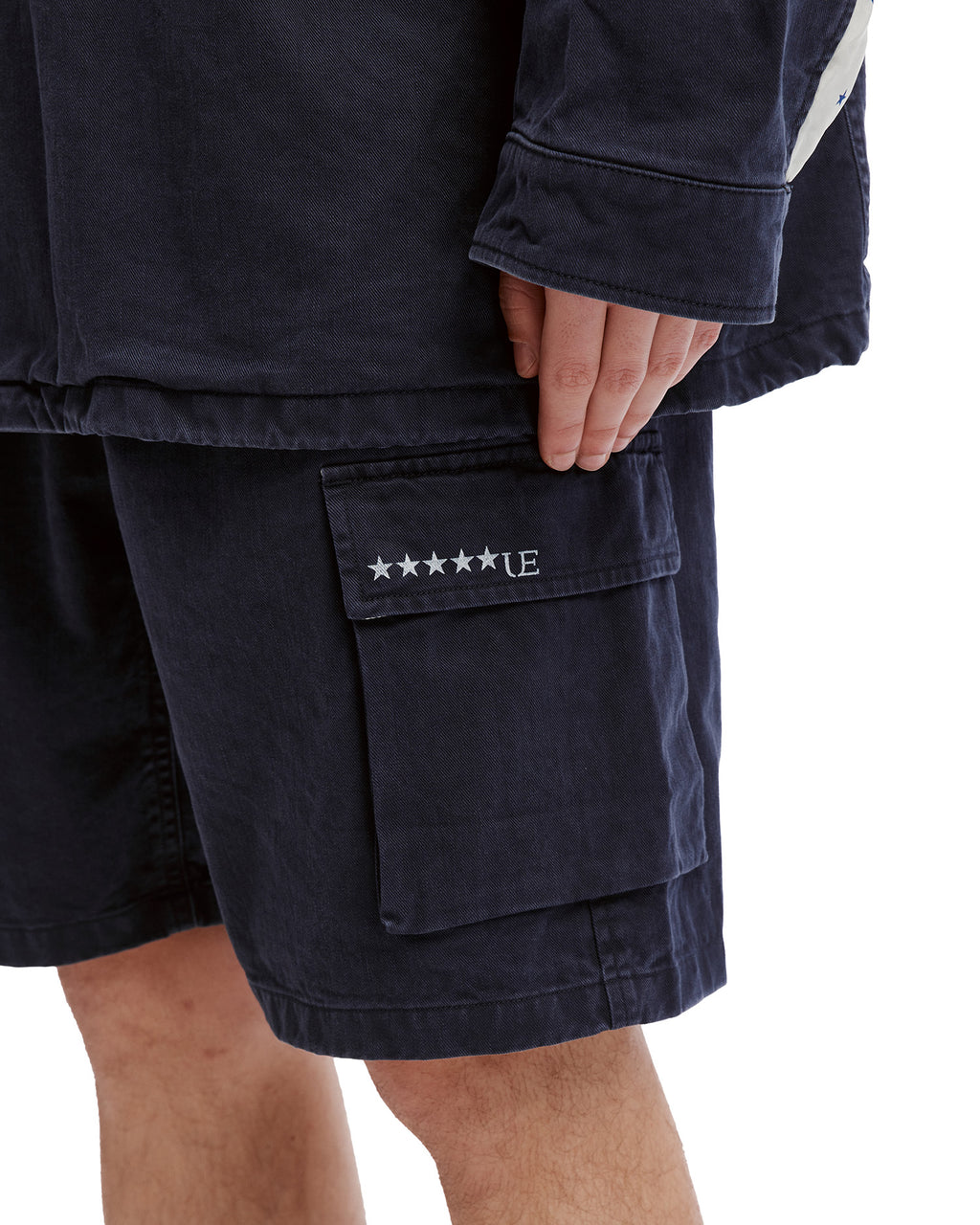 Military field cargo shorts