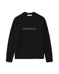 Logo patch knit