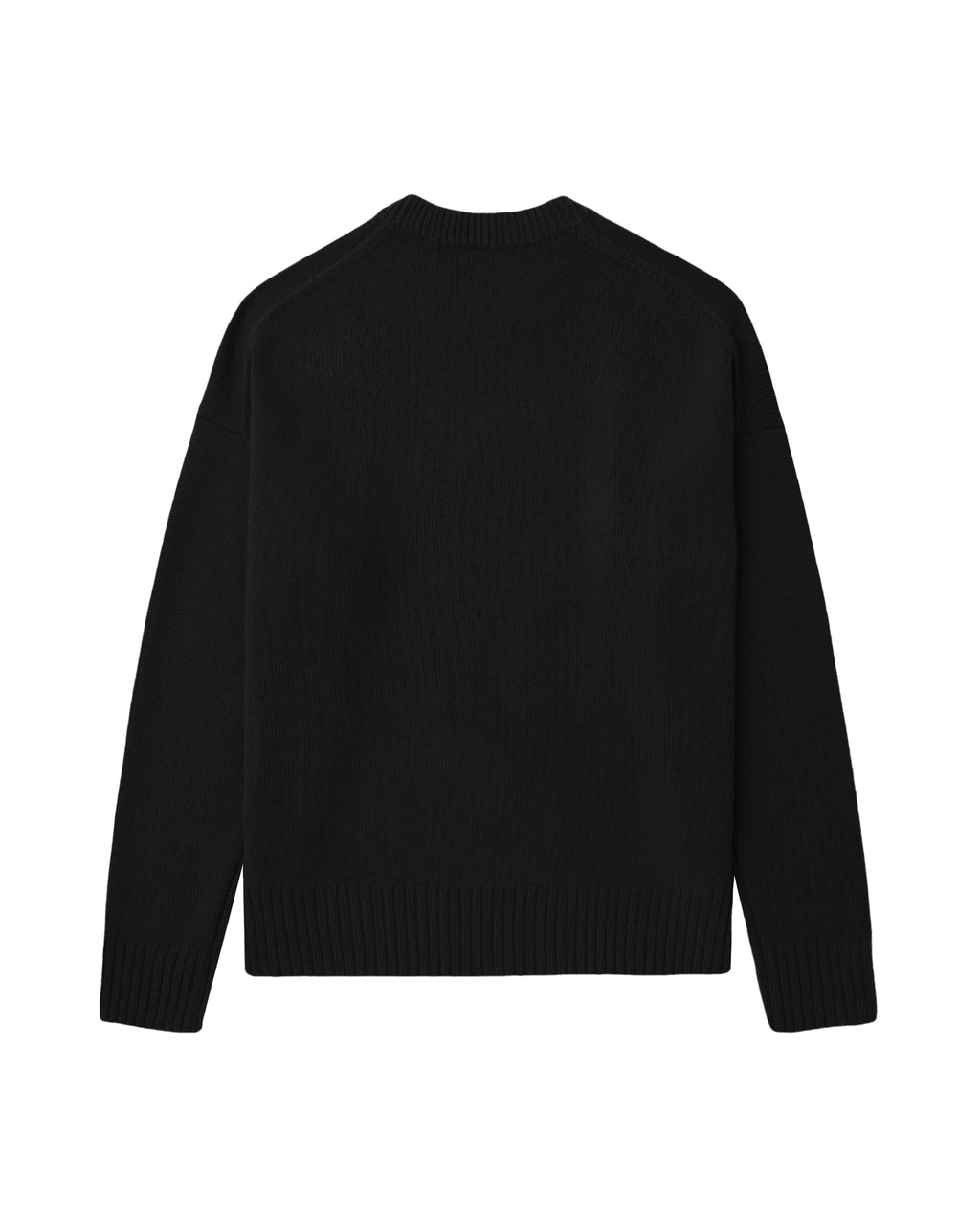 Logo patch knit