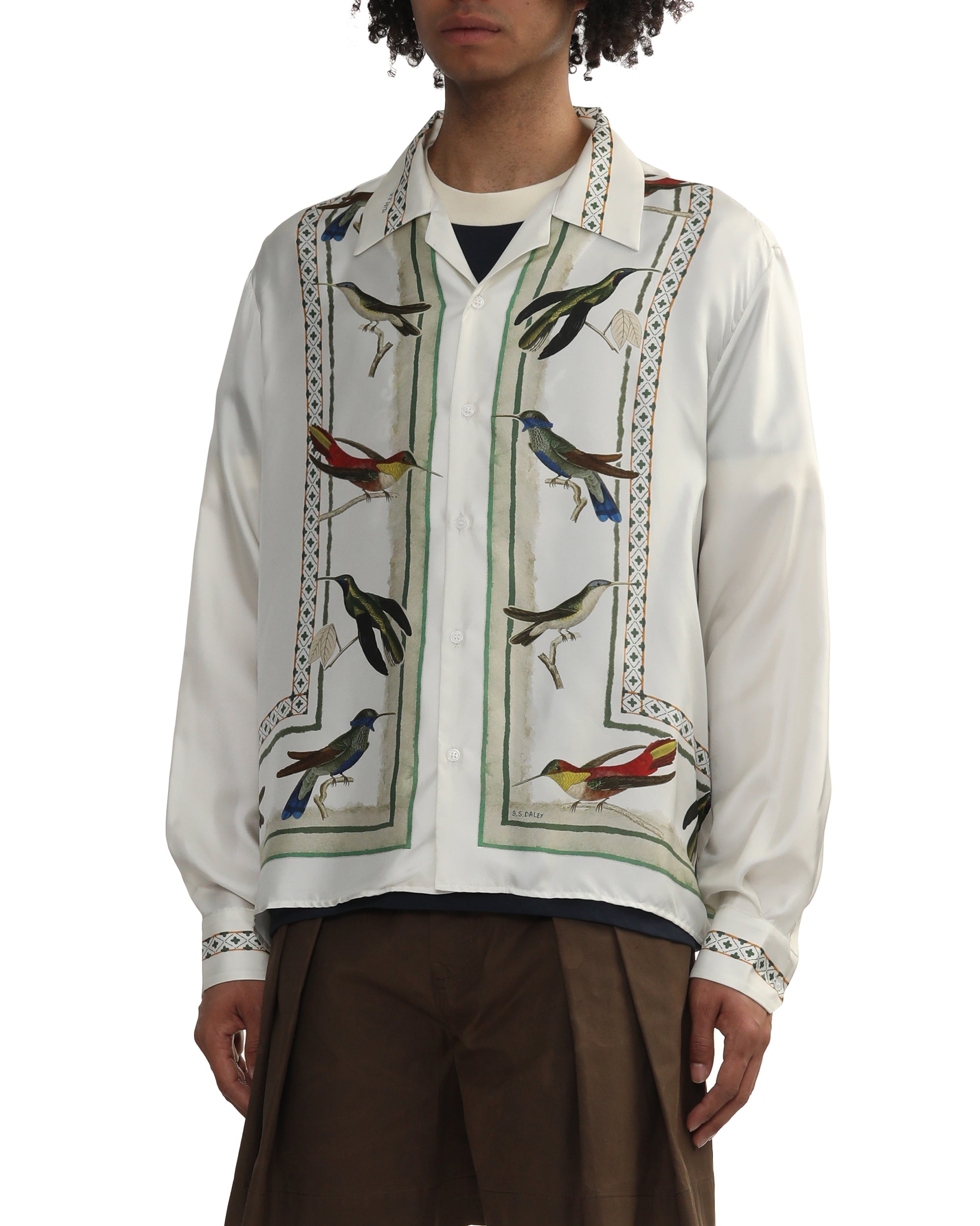 Bird print shirt