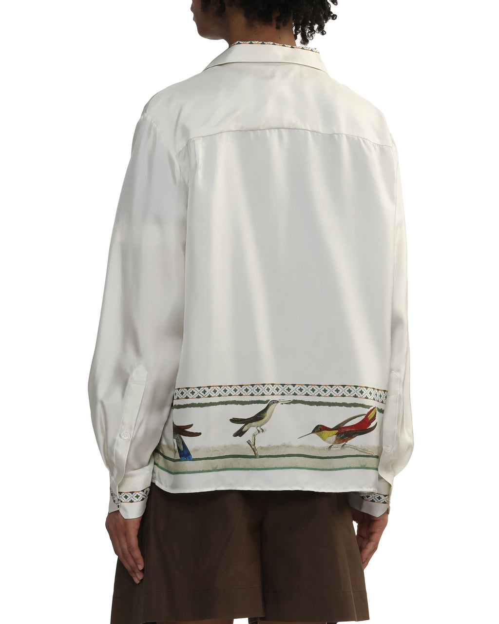 Bird print shirt