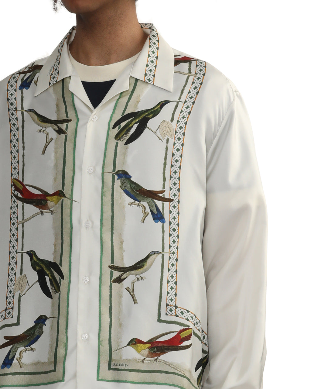 Bird print shirt