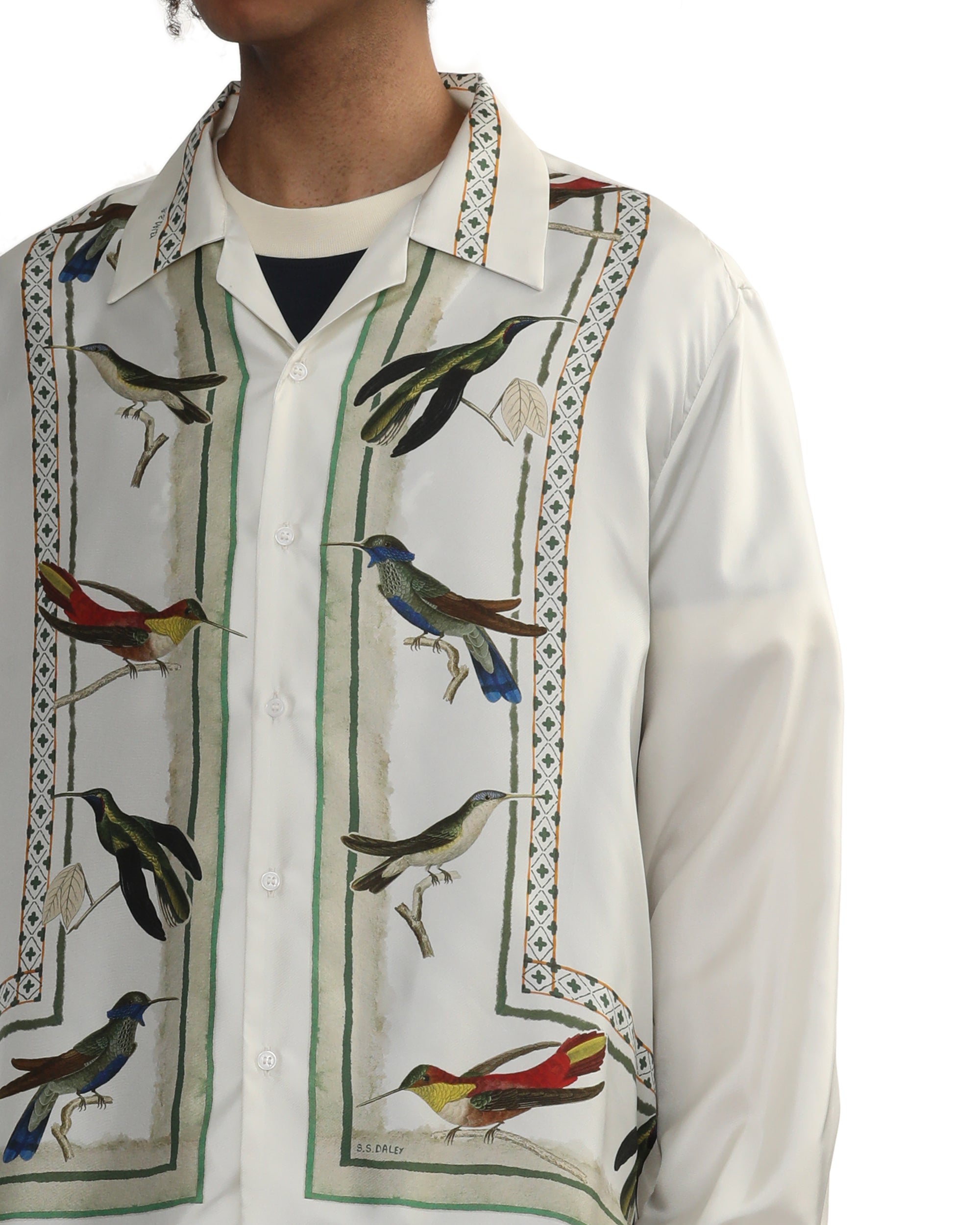 Bird print shirt