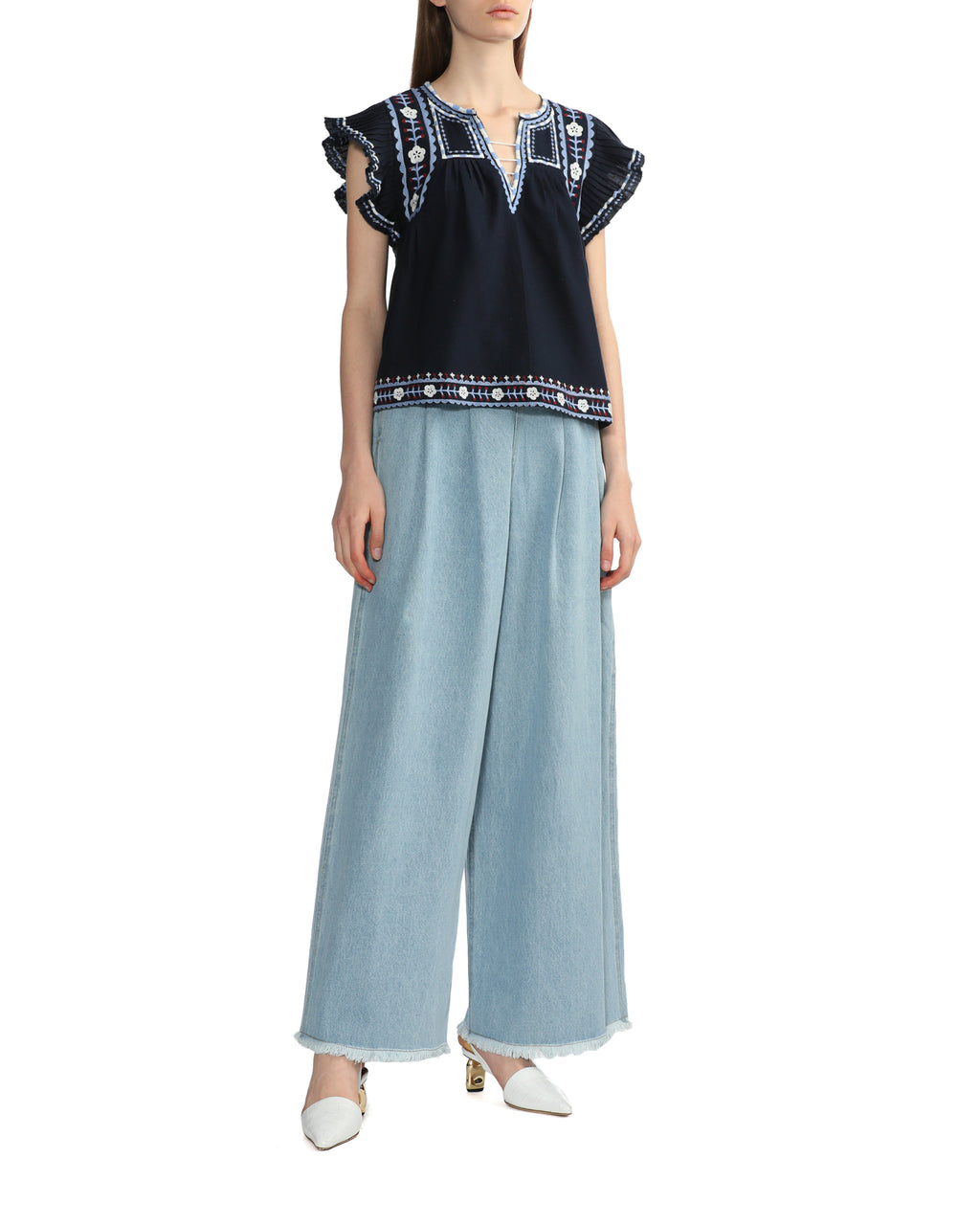 Wide-leg jeans