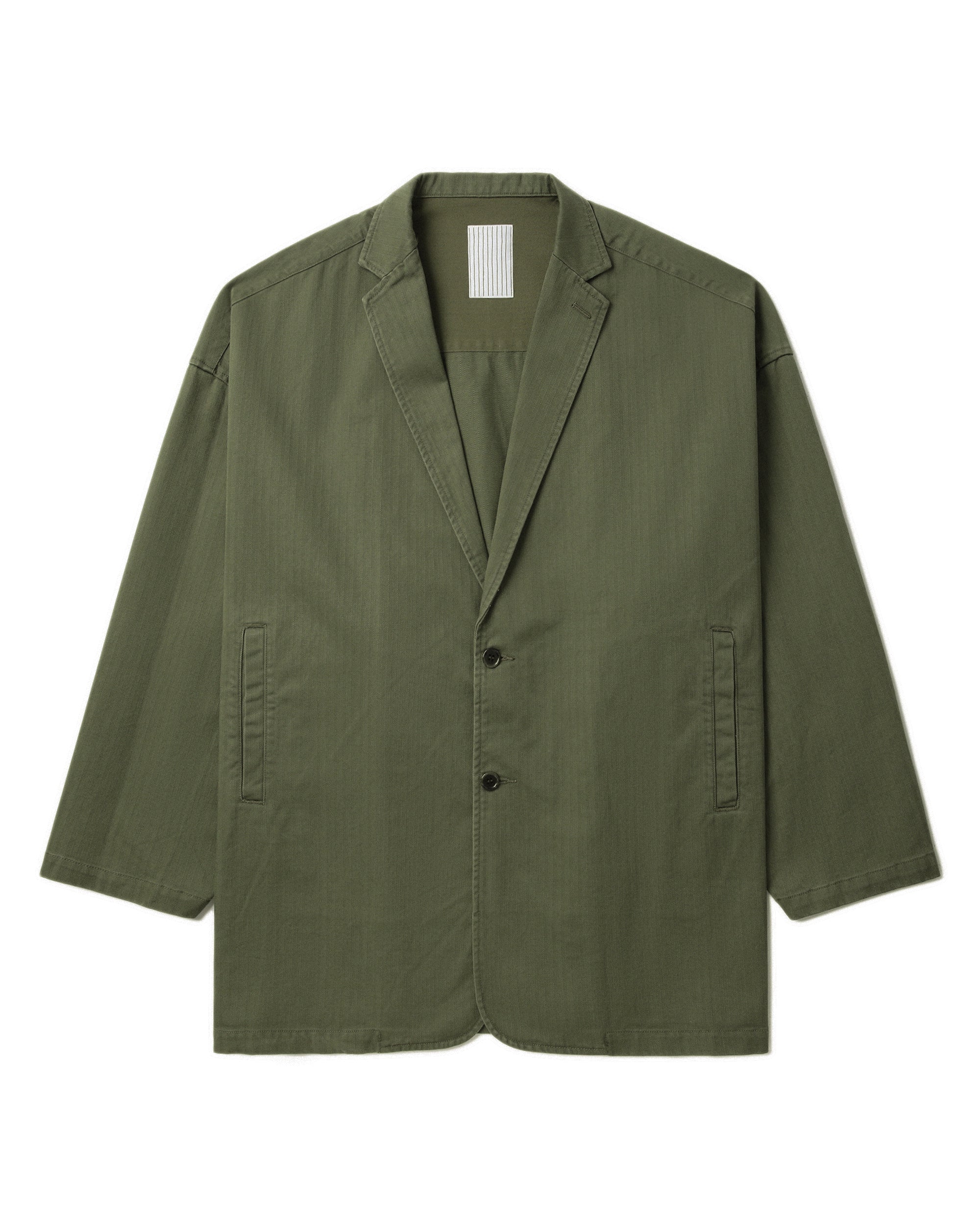 Herringbone tailored blazer