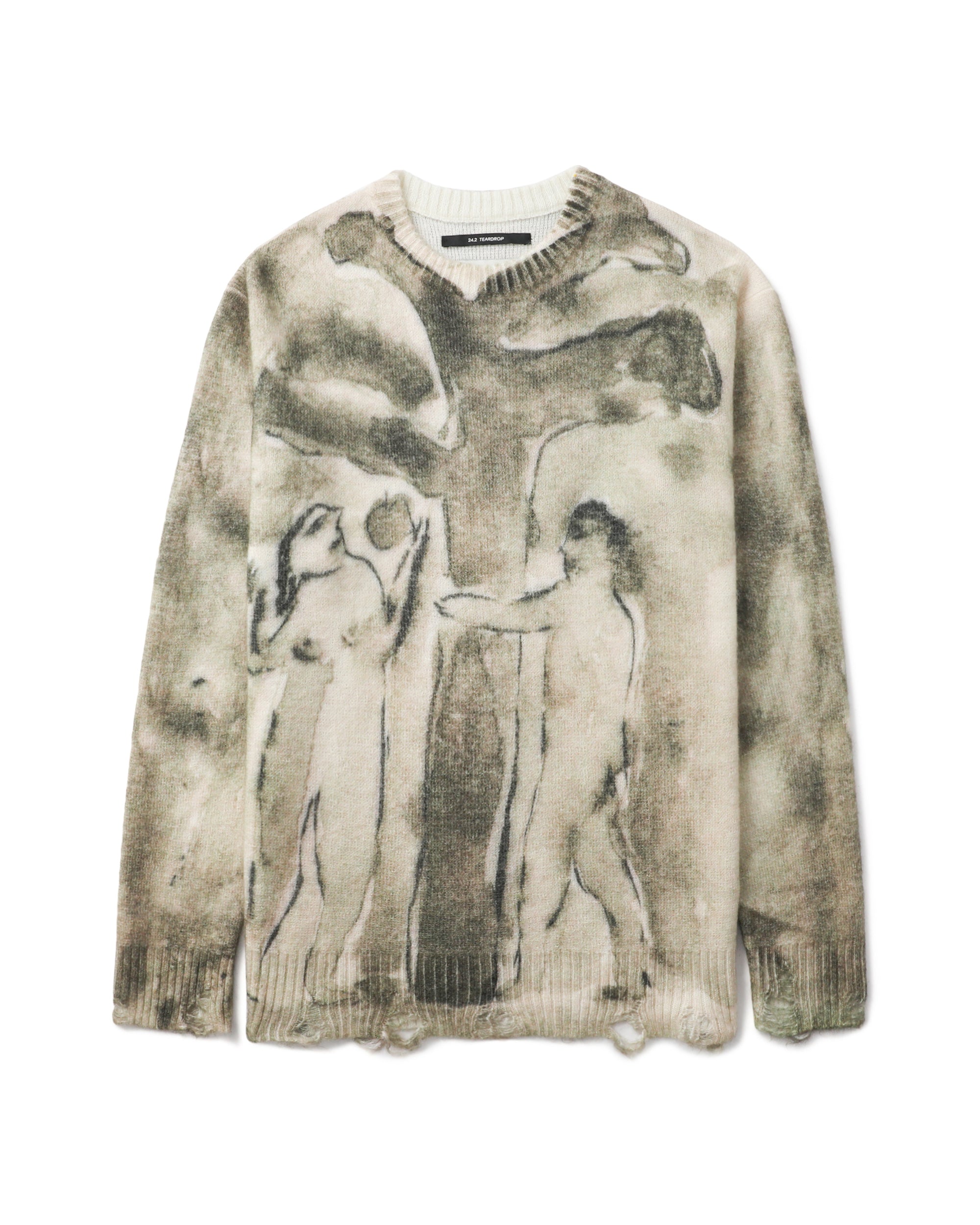 Digital print sweater
