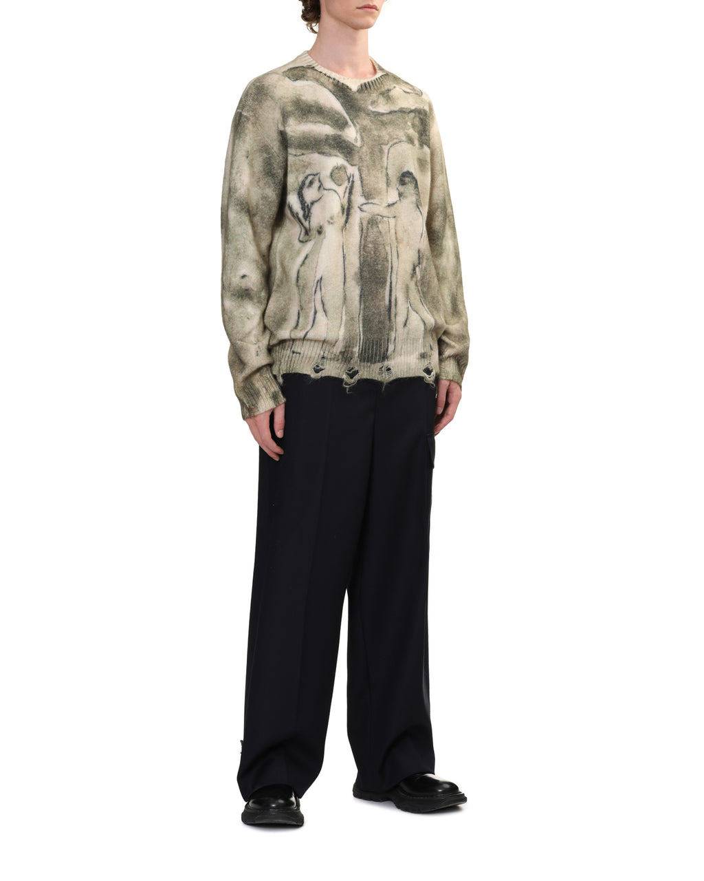 Digital print sweater