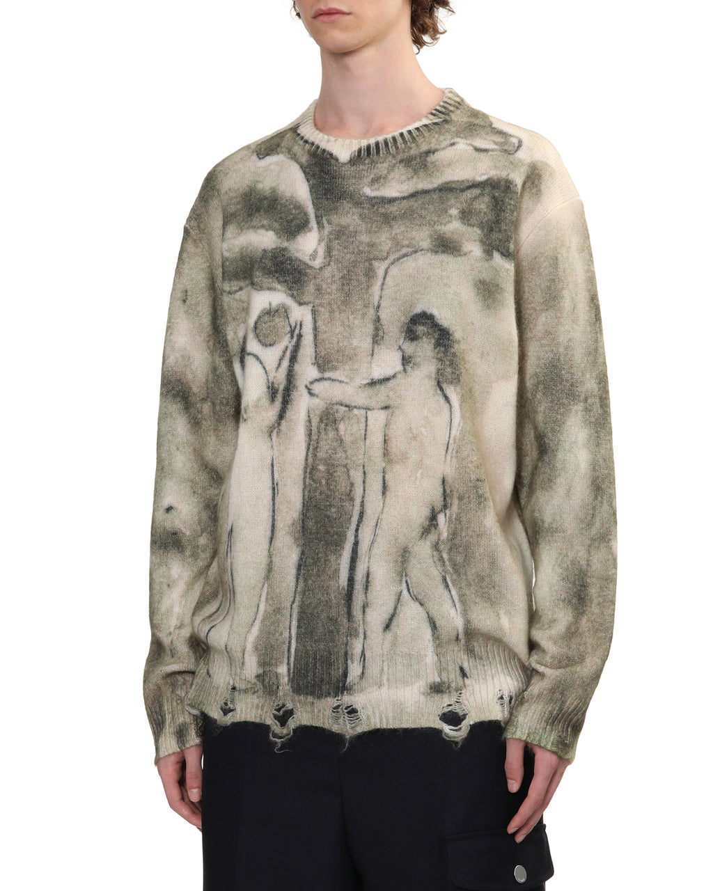 Digital print sweater