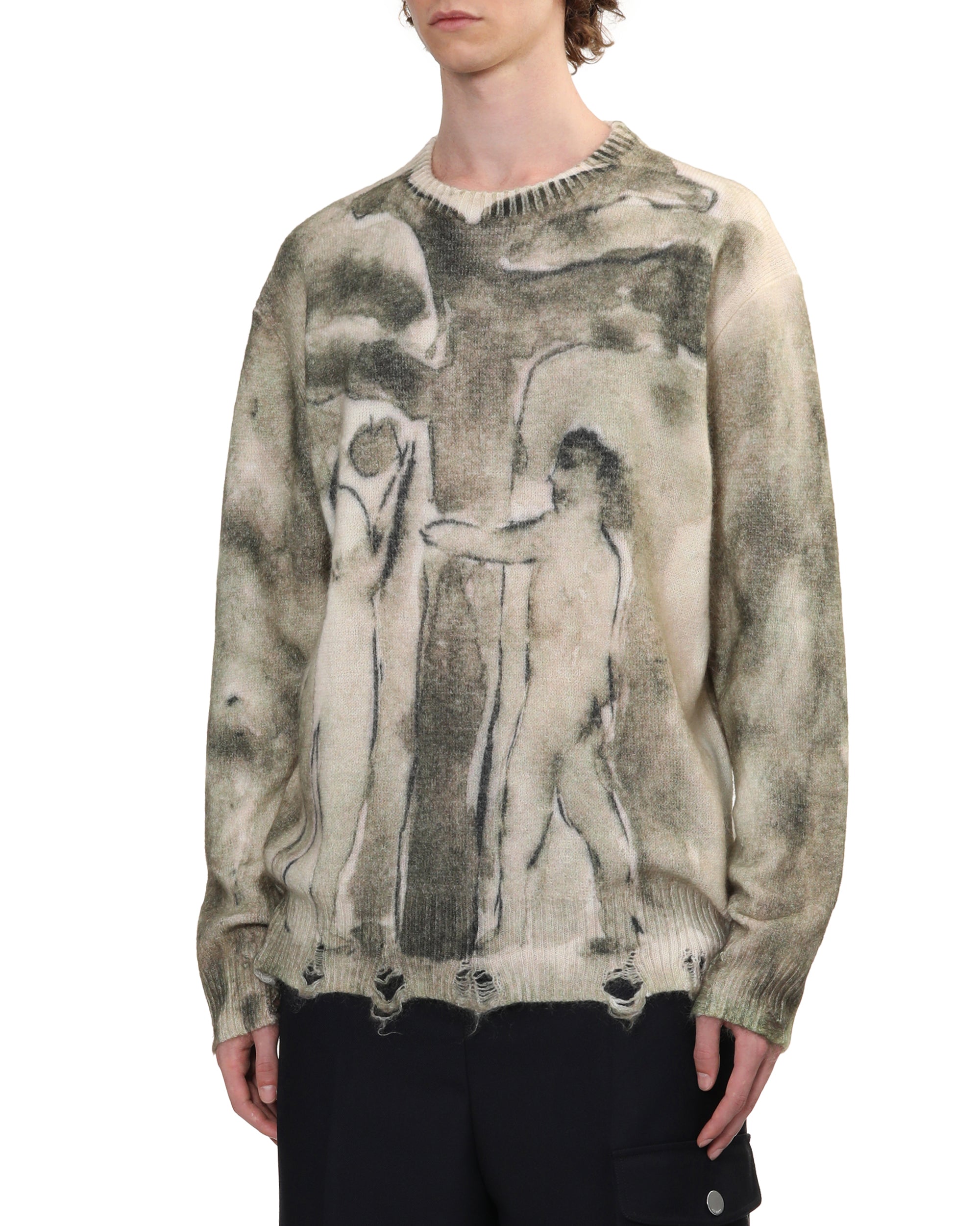 Digital print sweater