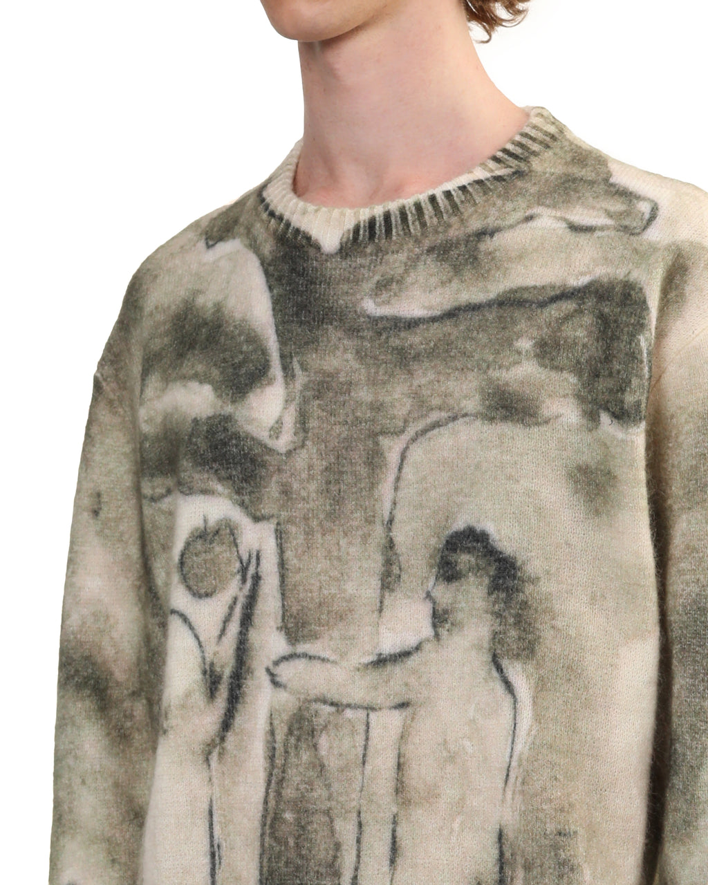 Digital print sweater