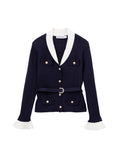 Belted cardigan