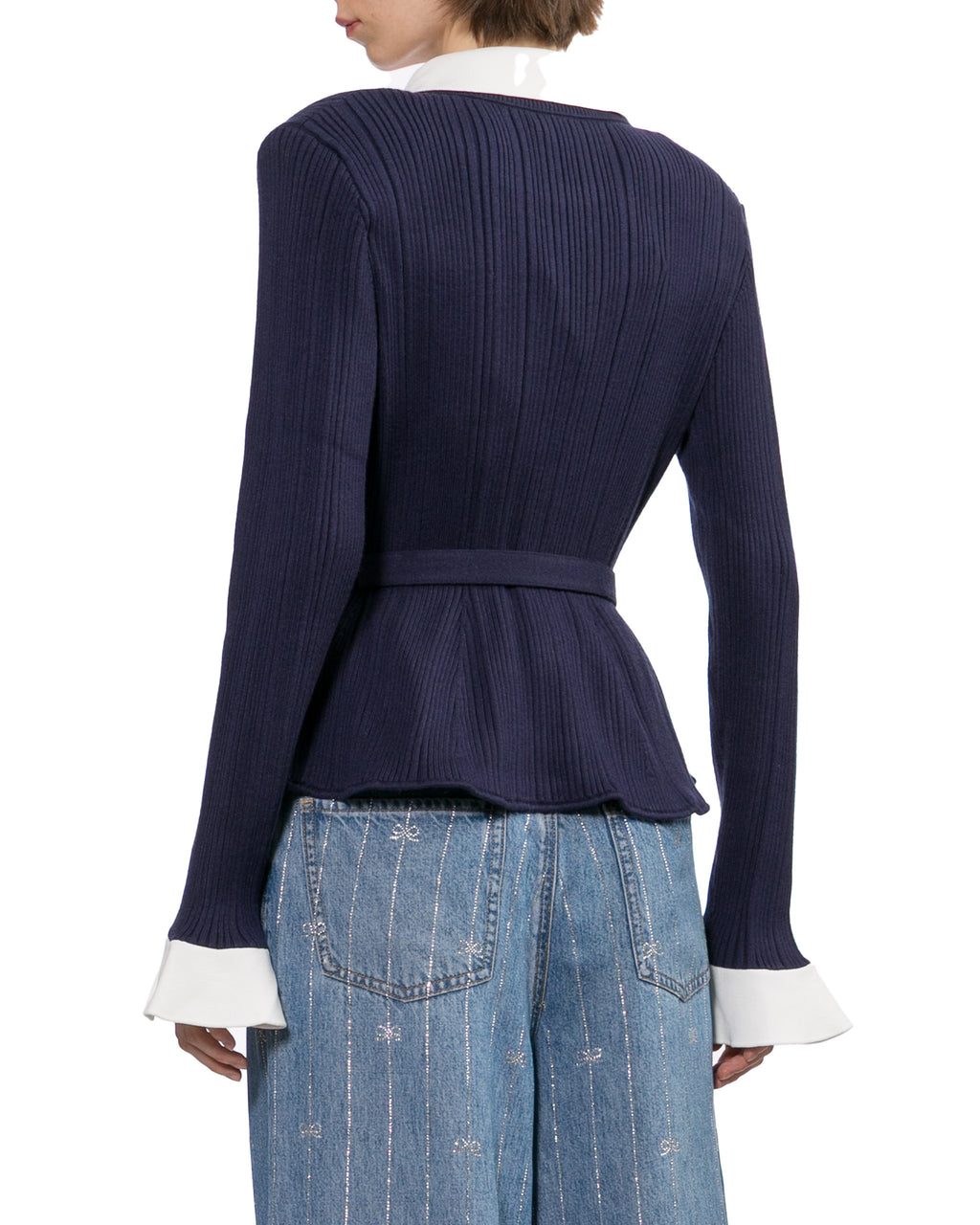Belted cardigan