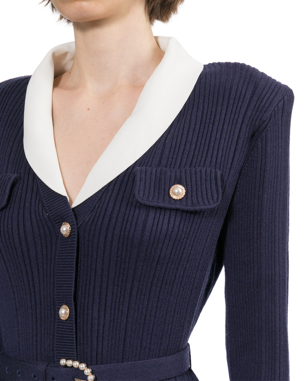 Belted cardigan