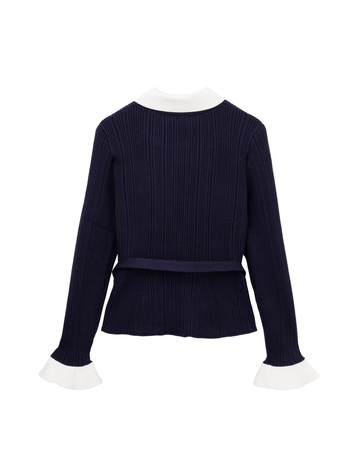 Belted cardigan