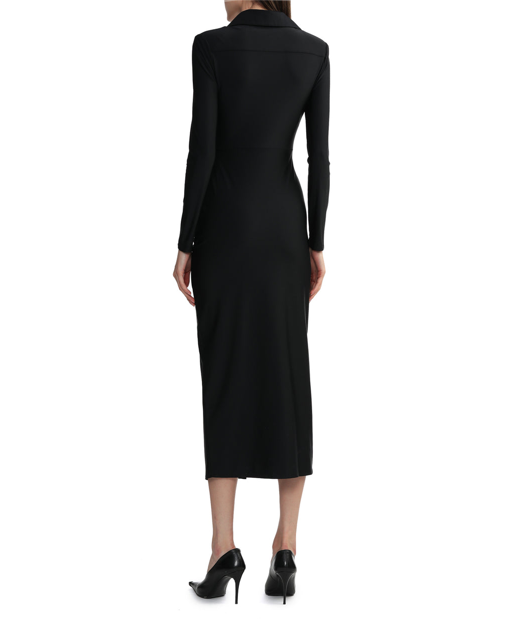 Jersey cut-out midi dress