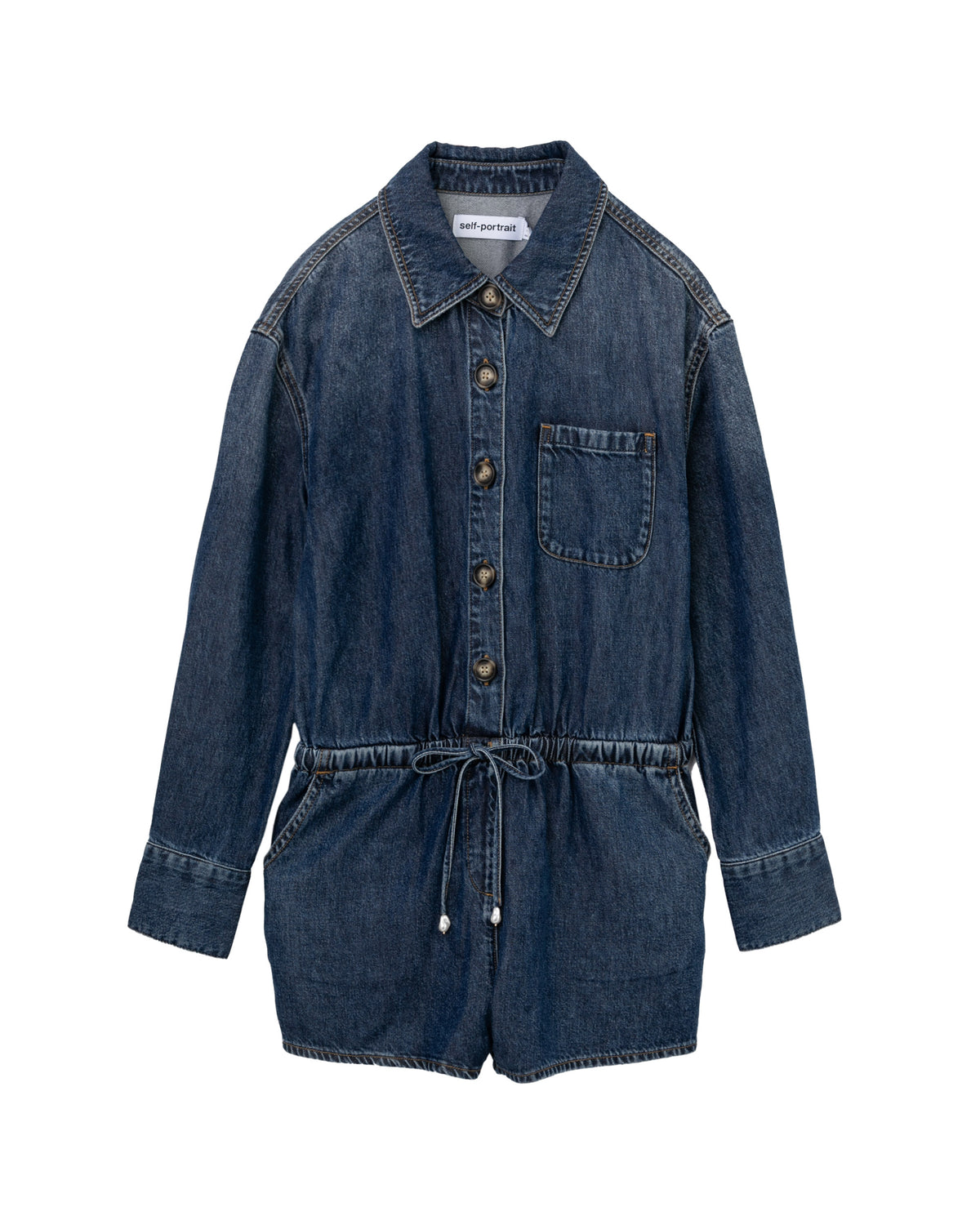 Denim romper