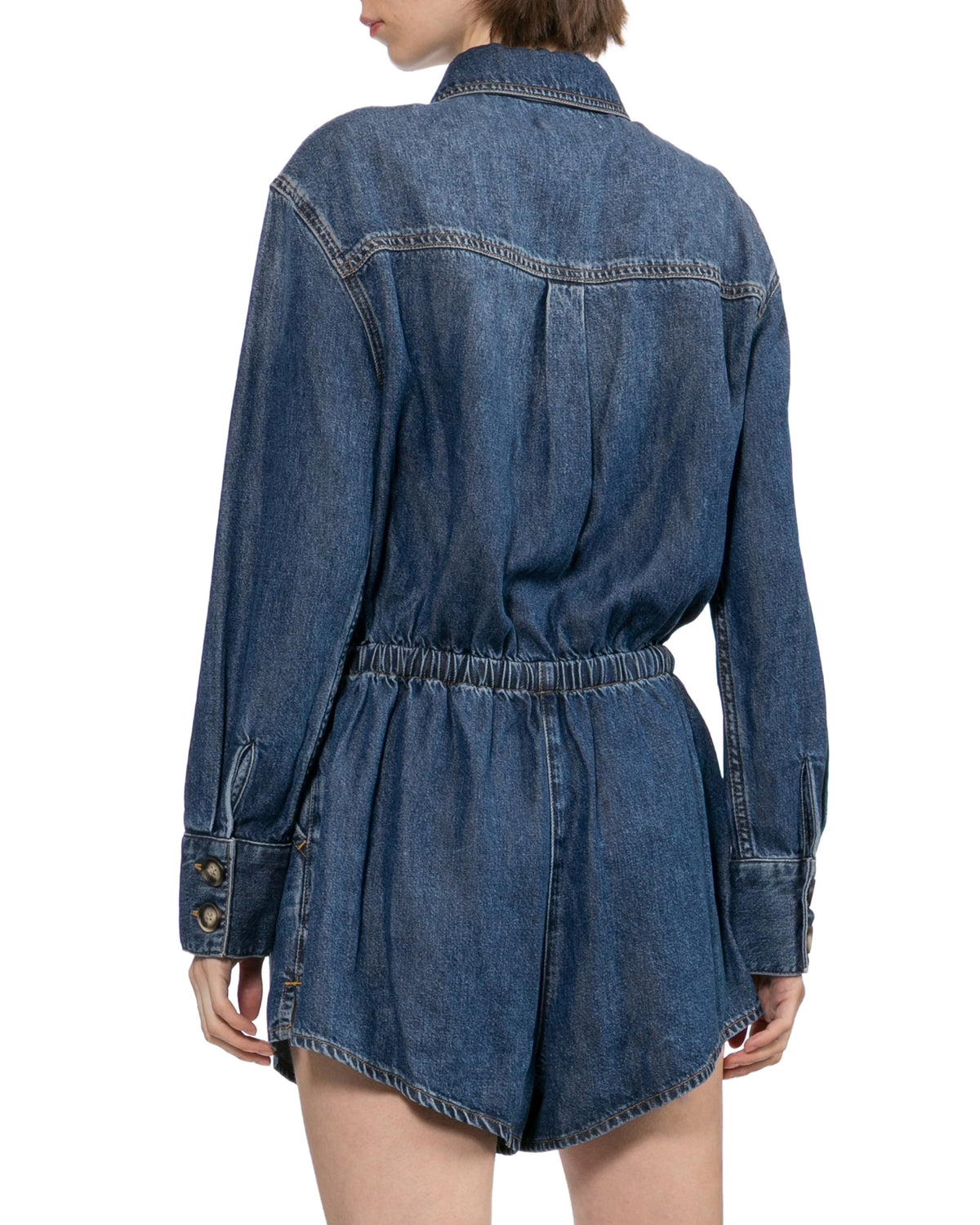Denim romper