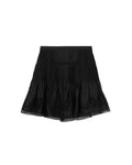 Lace-trim skirt