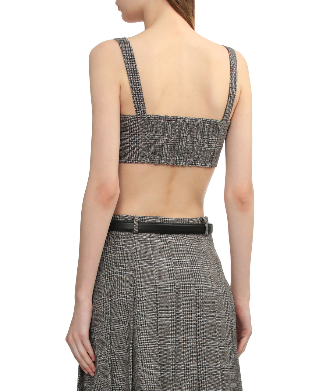 Check crop top