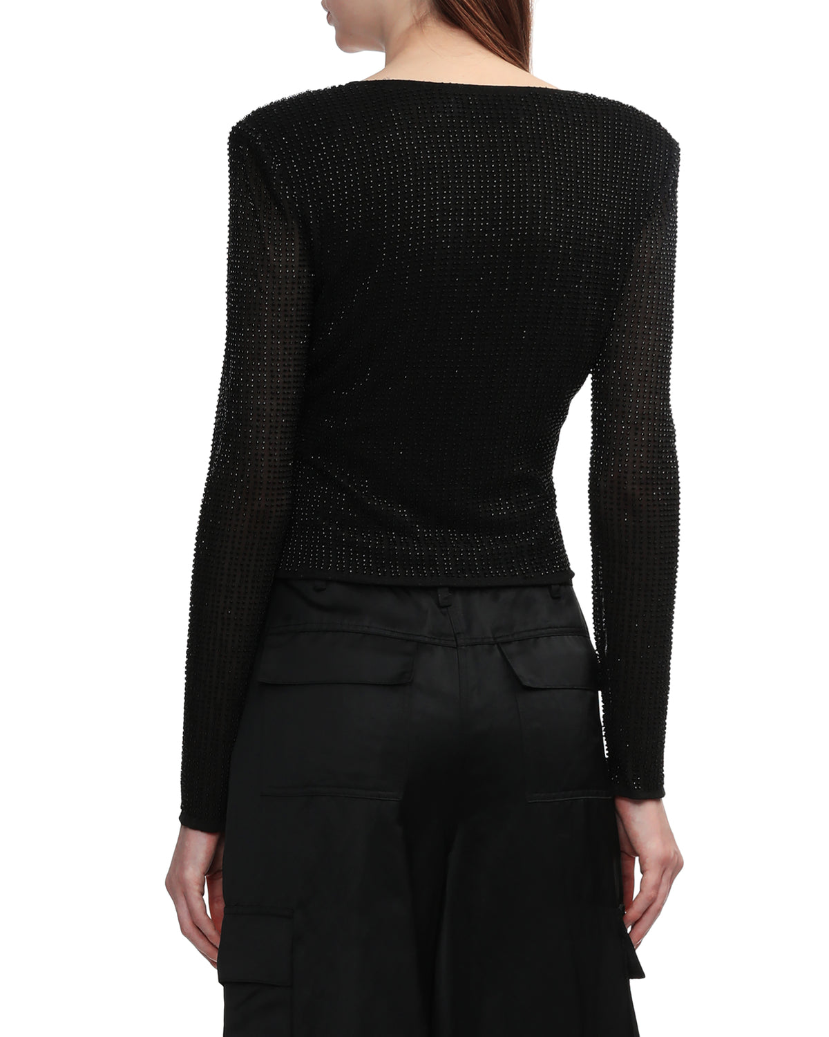 Beaded mesh top