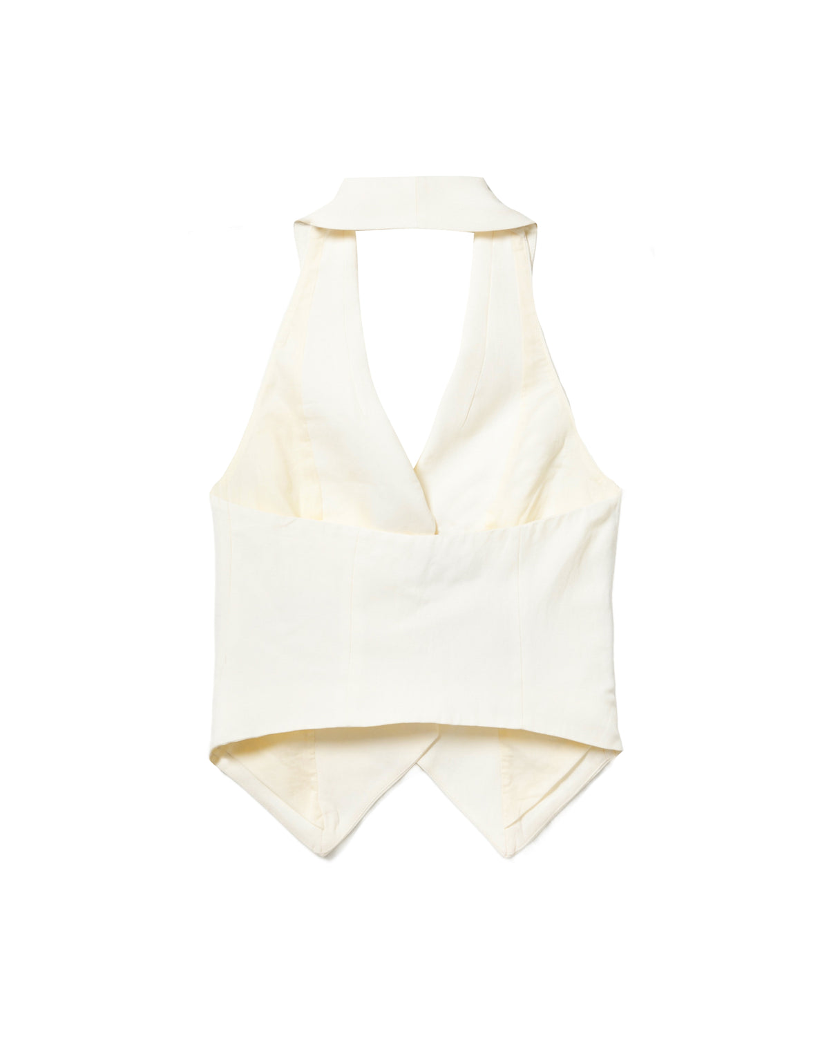 Halter button up top