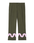 Tafeta worm pants