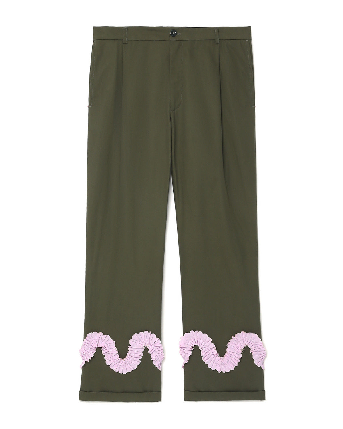 Tafeta worm pants