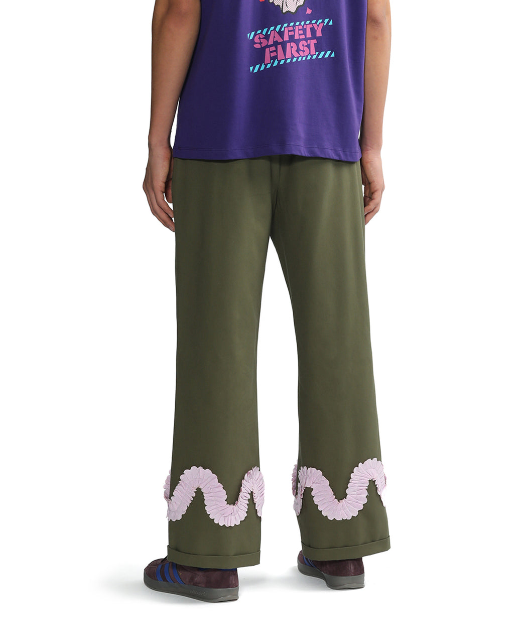 Tafeta worm pants
