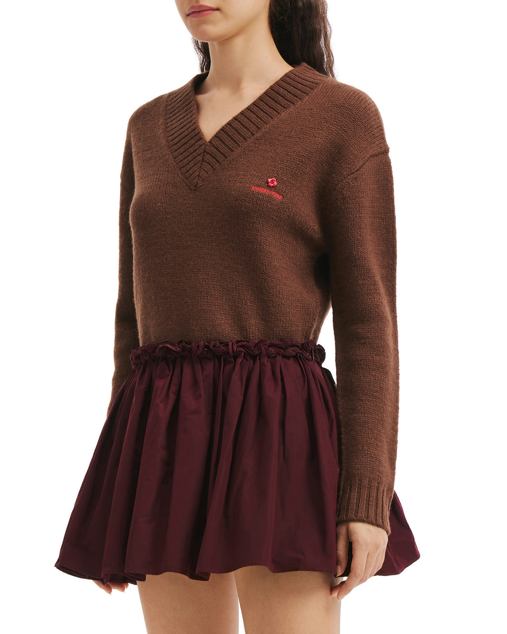 V-neck sweater