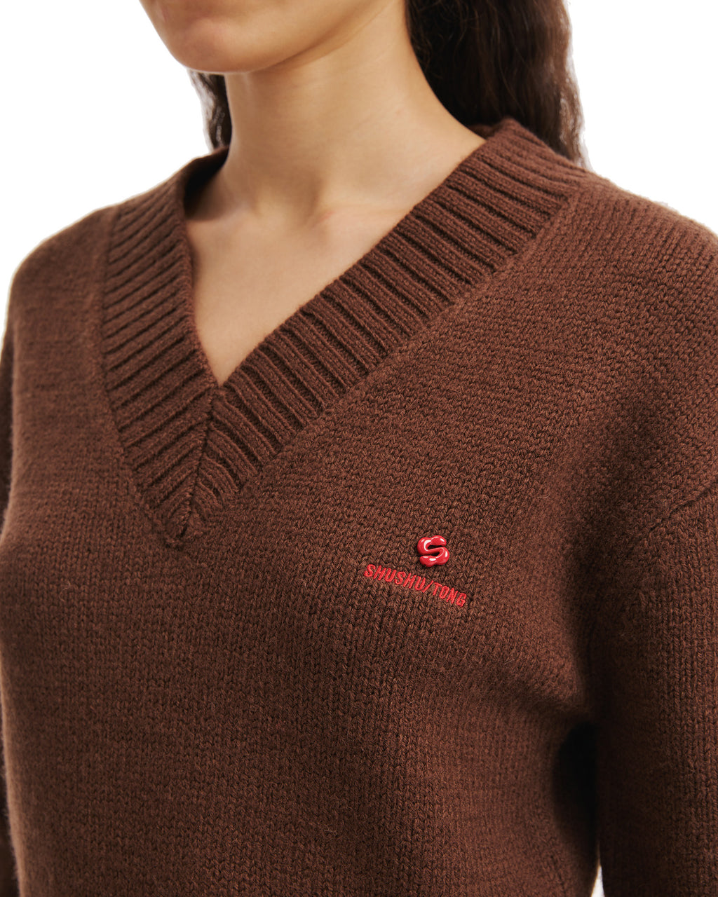 V-neck sweater