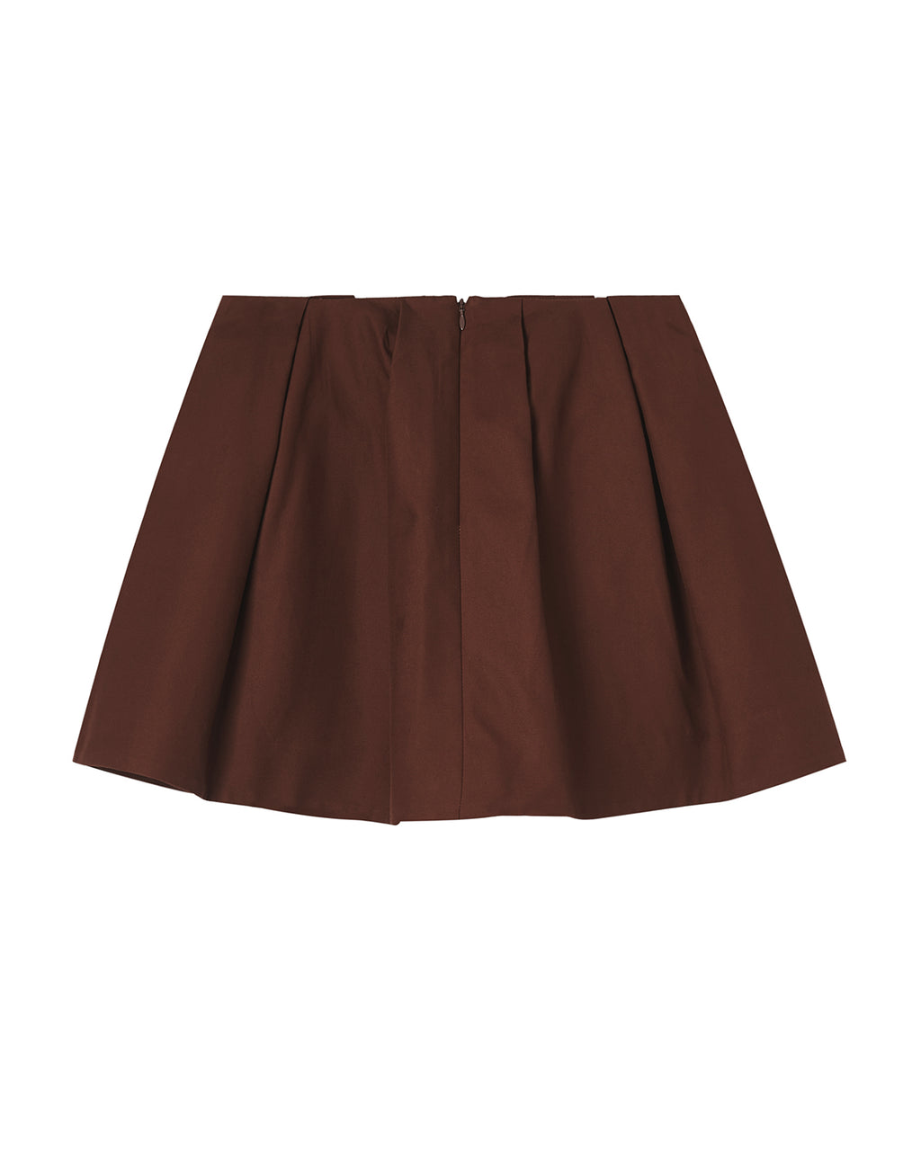 Pleated mini skirt