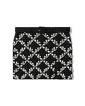 Crystal embellished mini skirt
