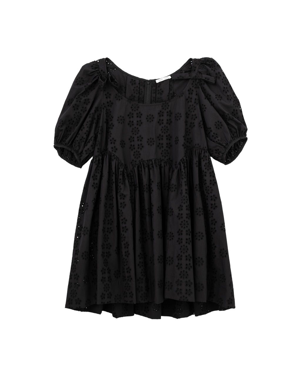 Puff-sleeve dress