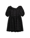 Puff-sleeve dress