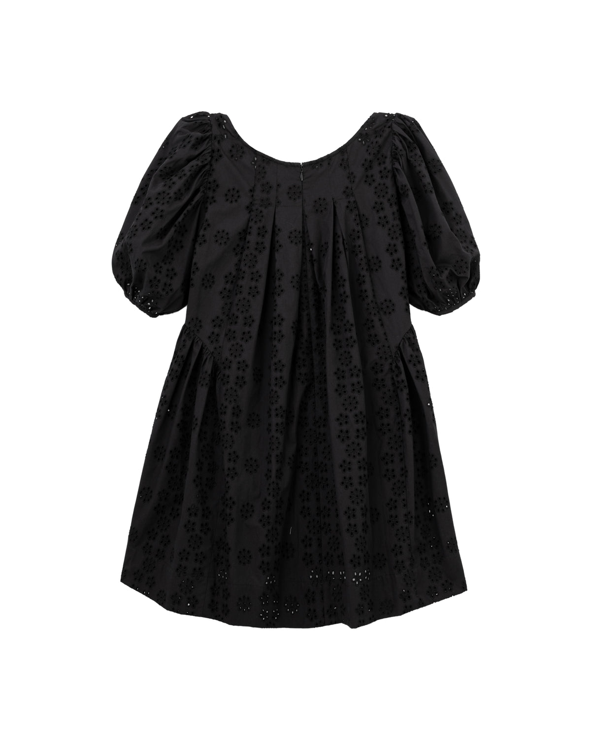 Puff-sleeve dress