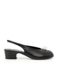 Pearl slingback heels