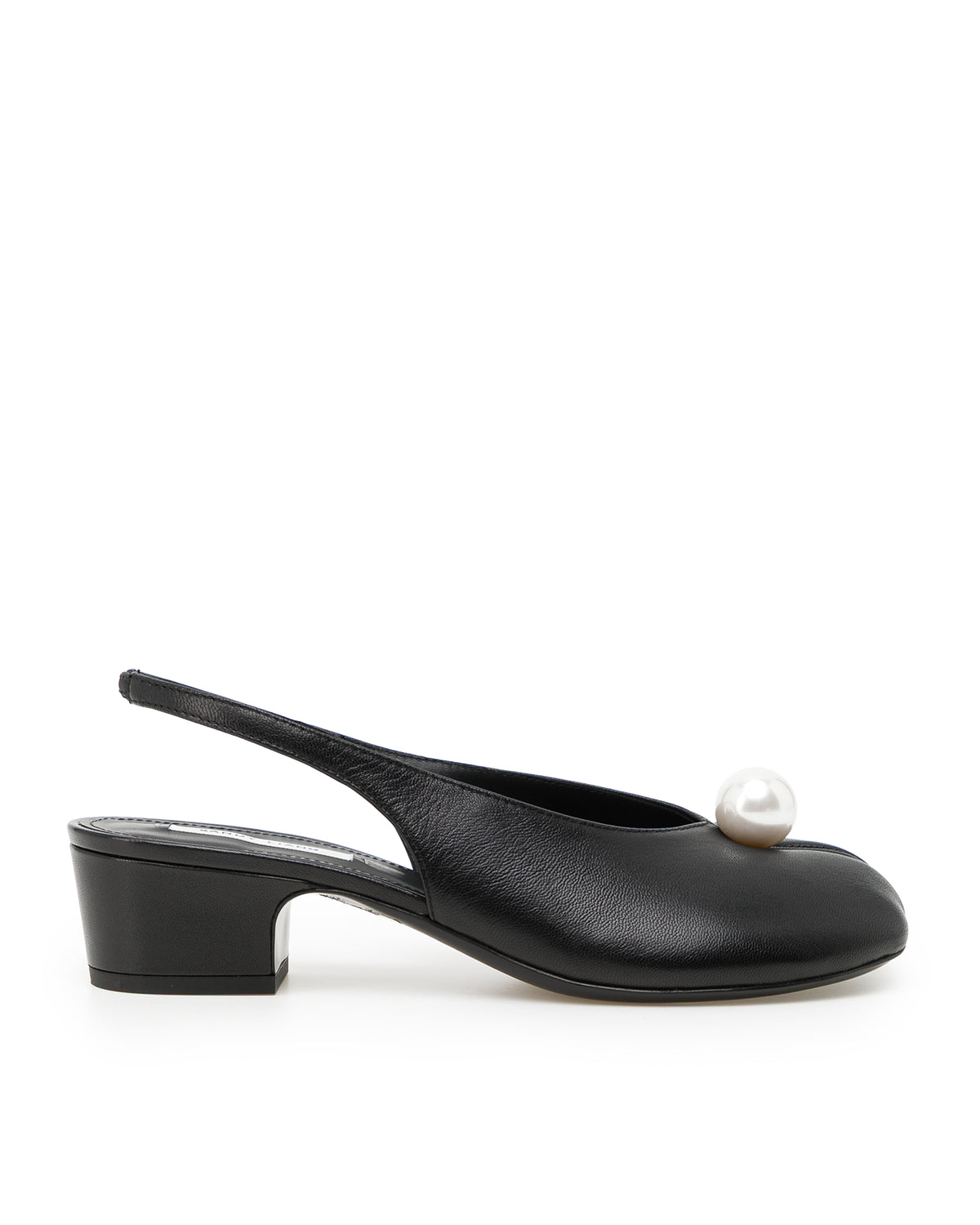 Pearl slingback heels
