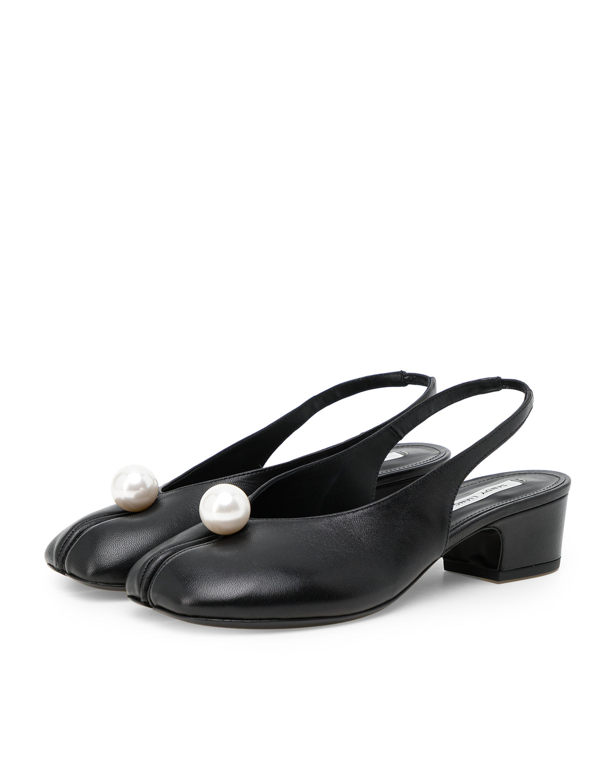 Pearl slingback heels