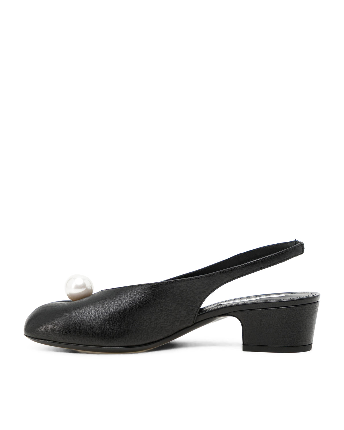 Pearl slingback heels