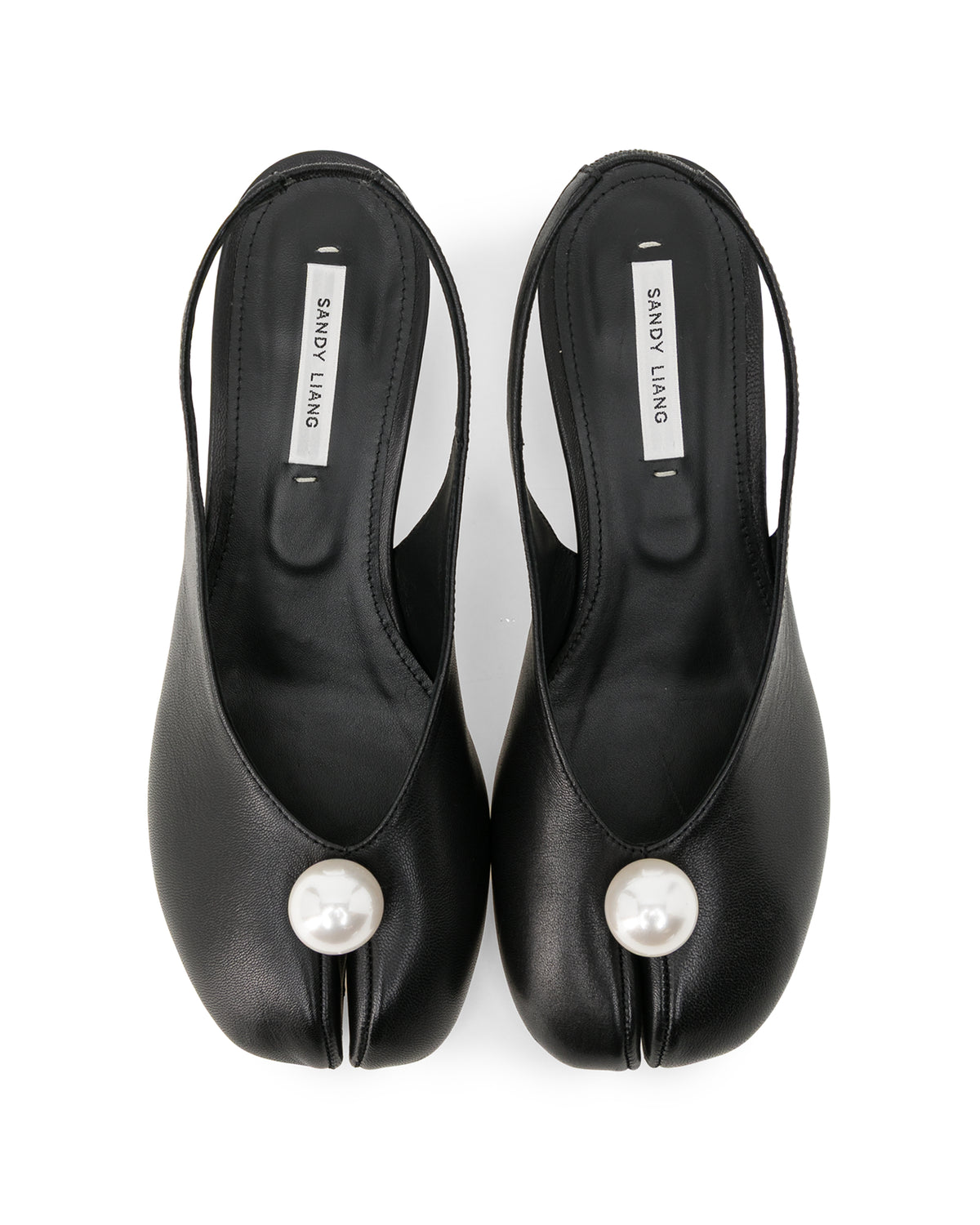 Pearl slingback heels