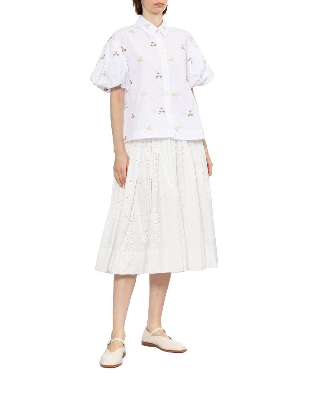 Murano eyelet skirt