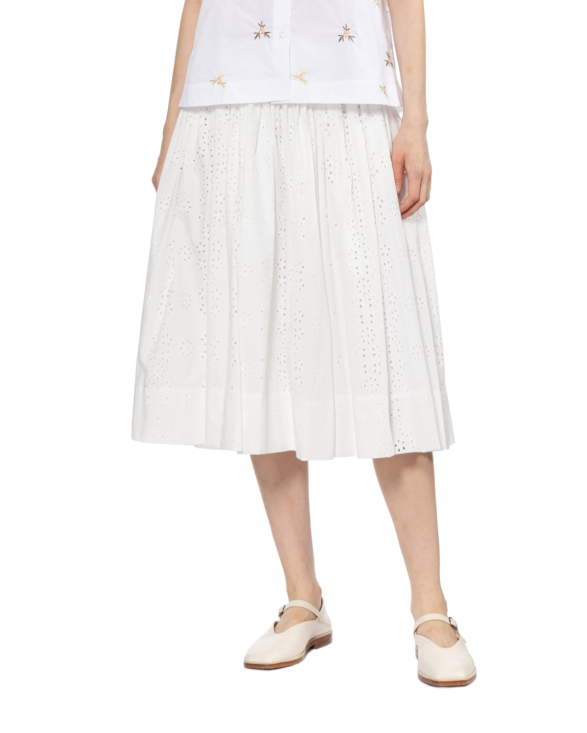 Murano eyelet skirt