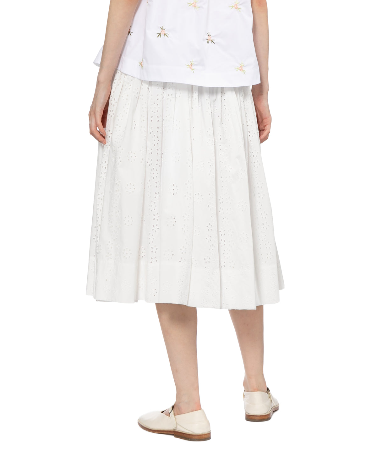 Murano eyelet skirt