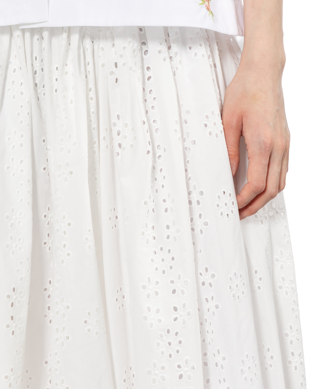 Murano eyelet skirt