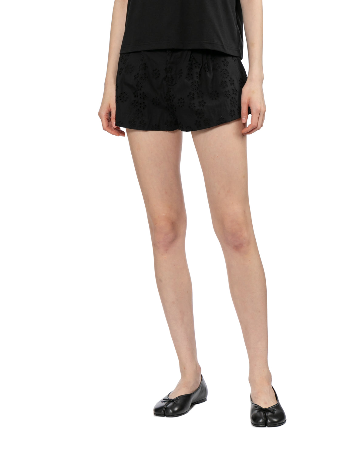 Embroidered shorts