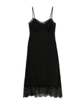 Lace trim slip dress