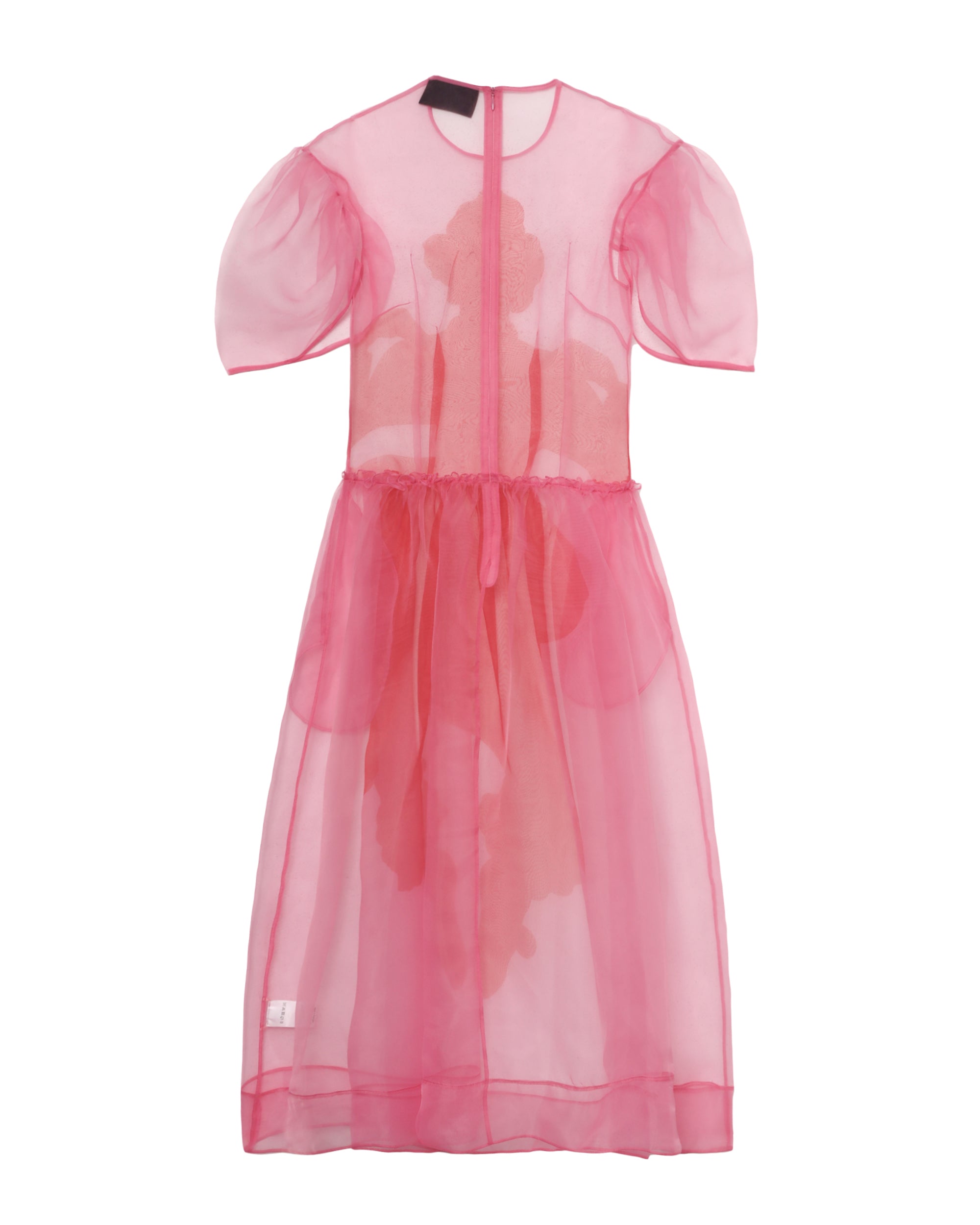 Petal sleeve dancing organza dress